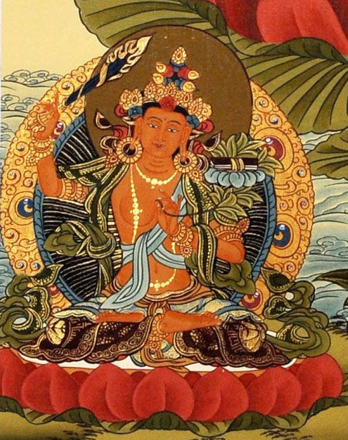 Divine Vajrasattva Thangka: Purity and Transformation Embodied