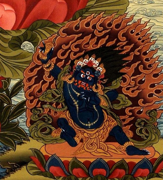 Divine Vajrasattva Thangka: Purity and Transformation Embodied