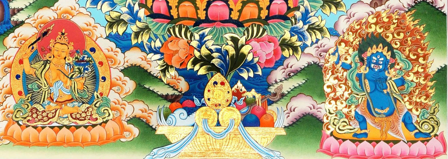 Divine Thousand-Armed Lokeshwor Thangka