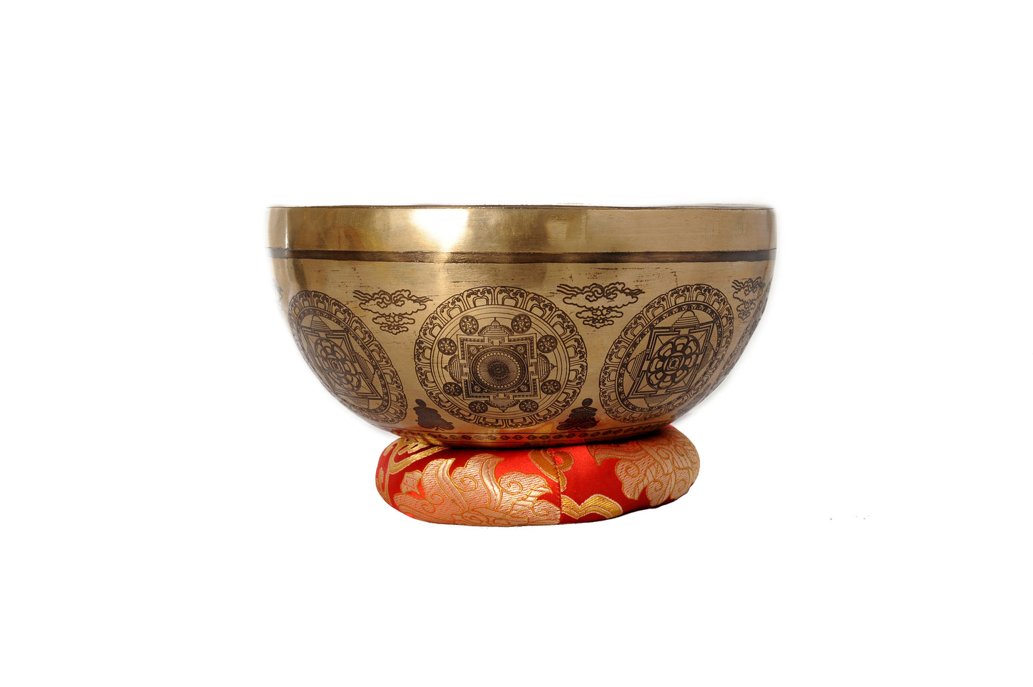 Serenity Carved Meditation Singing Bowl