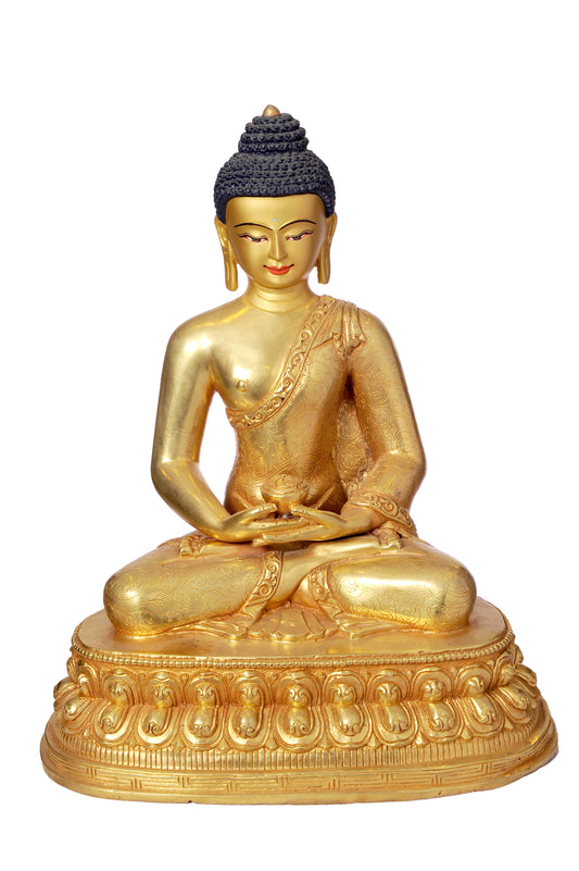 Amitava Buddha Metal Craft Statue