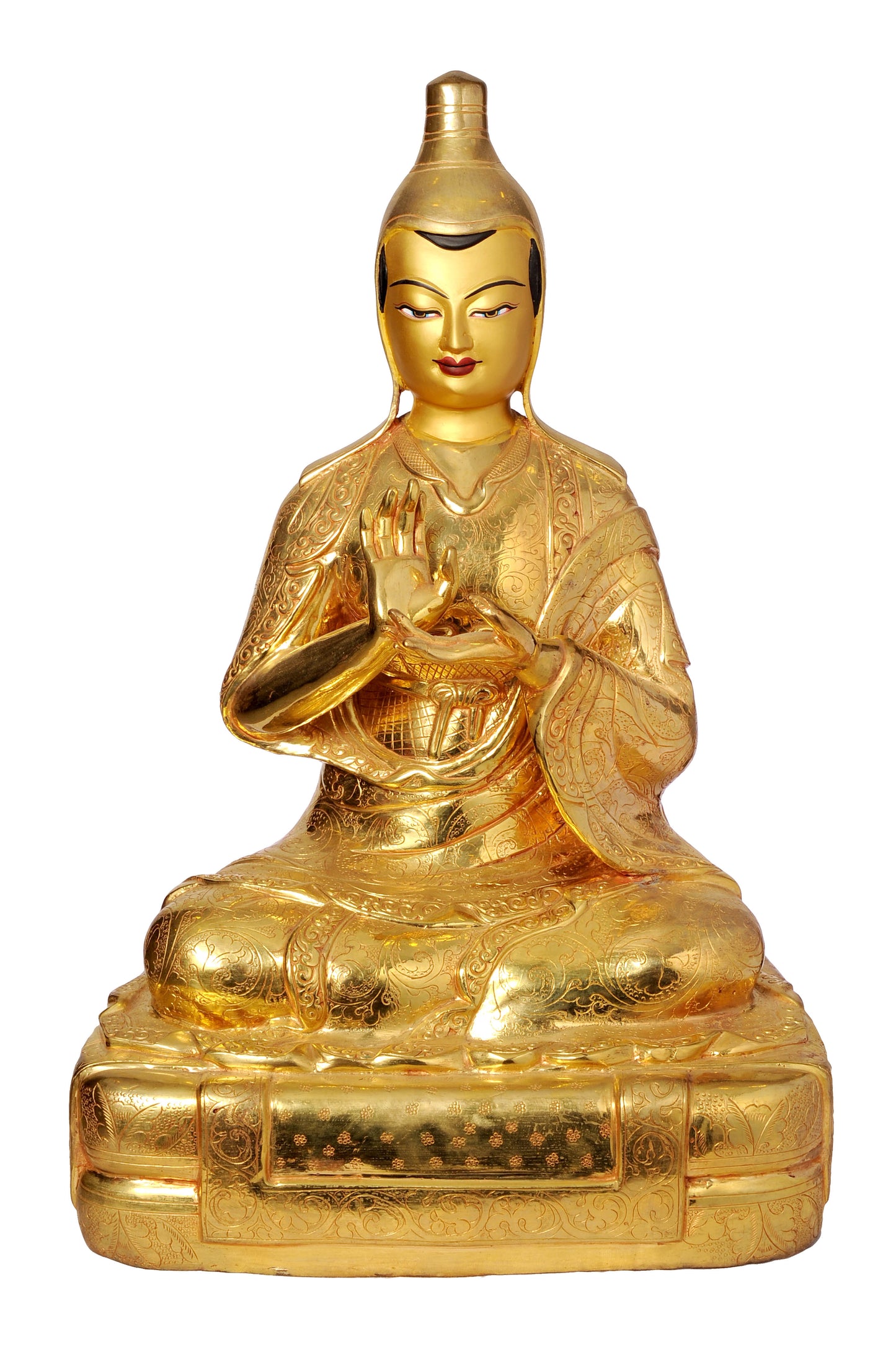 Tsongkhapa Metal Craft Statue