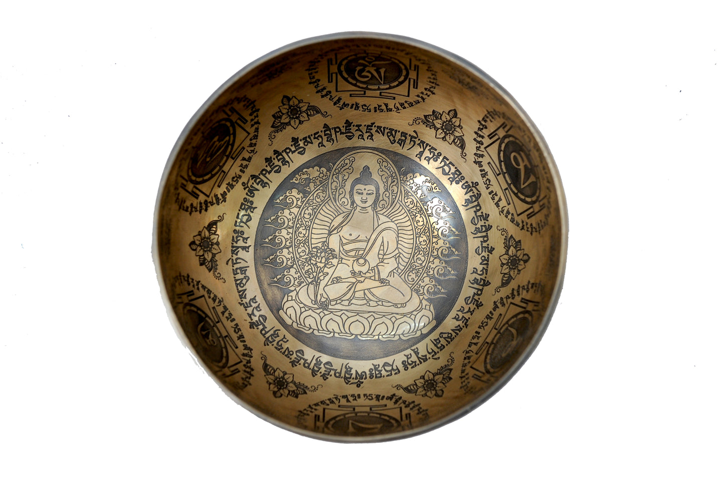 5 Buddha Serenade Carved Singing Bowl (16cm-28cm)