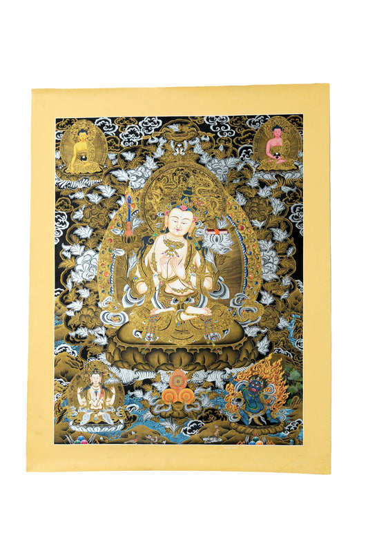 Dark Manjushri Thangka