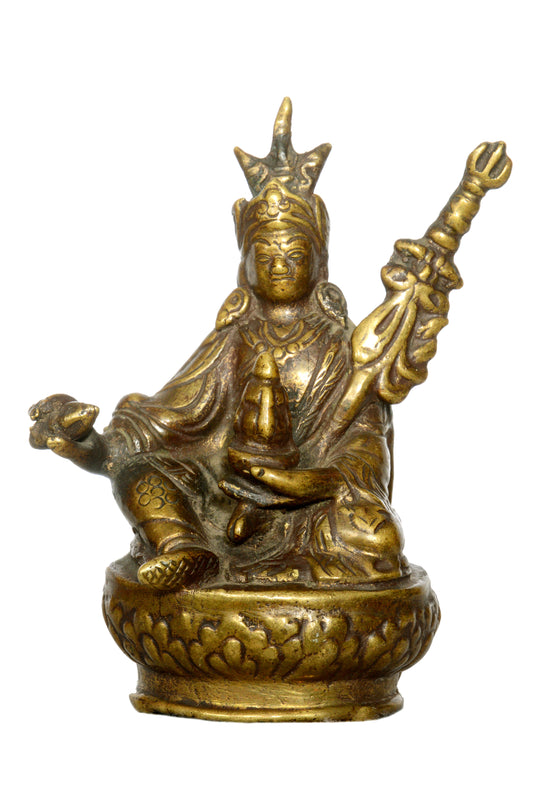 Antique Padmasambhava Bronze Statue (50+ Years)