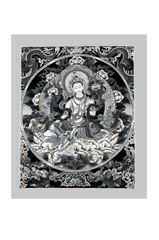 Radiant Green Tara Thangka