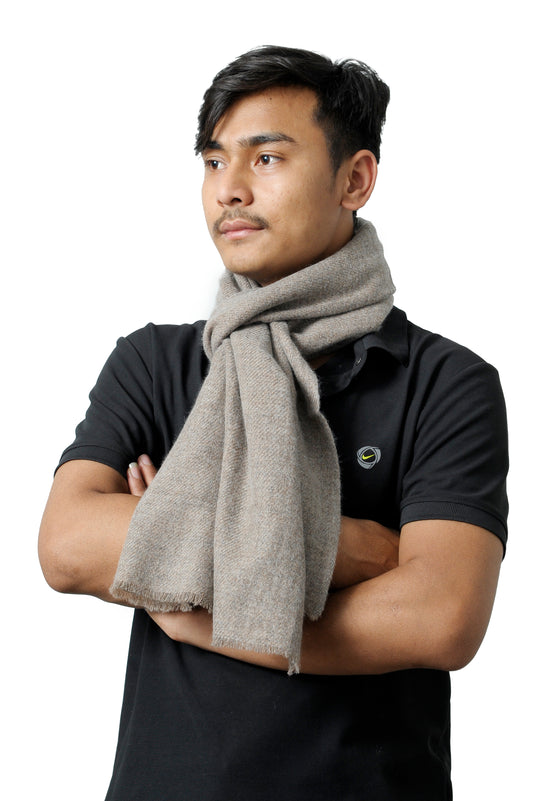 Pure Elegance: 100% Pashmina Scarf by Mandap Handicrafts Nepal