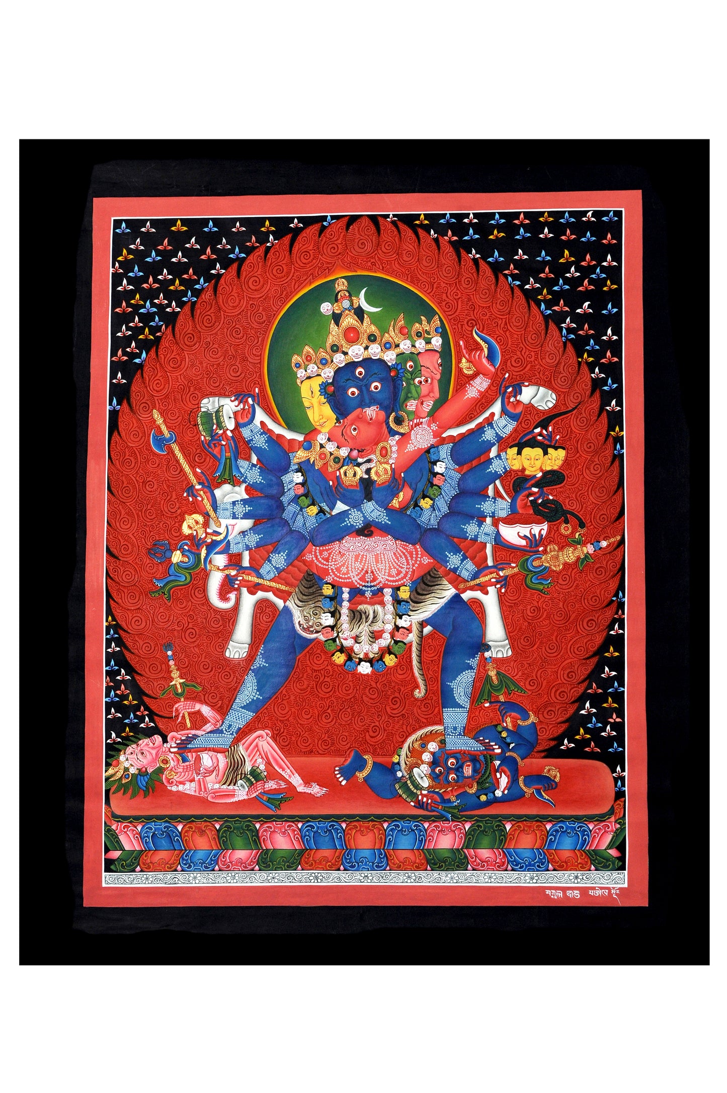 Divine Chakrasamvara Thangka - Illuminating Spiritual Path