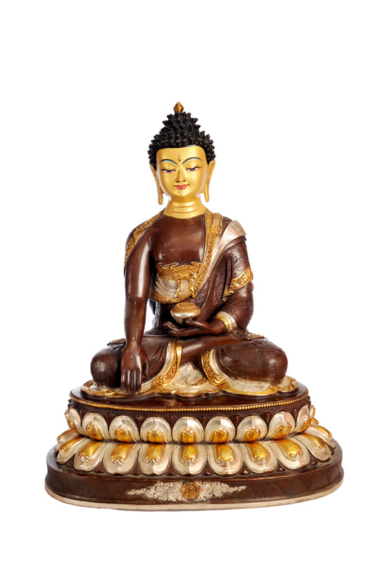 Shakyamuni Buddha Metal Craft Statue