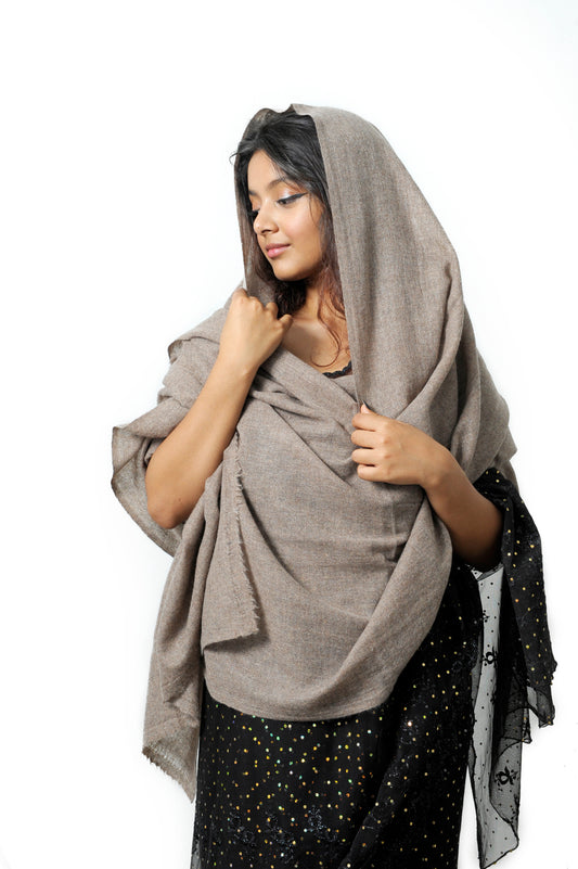 Double Ply 100% Pashmina Shawl - 28"x80"