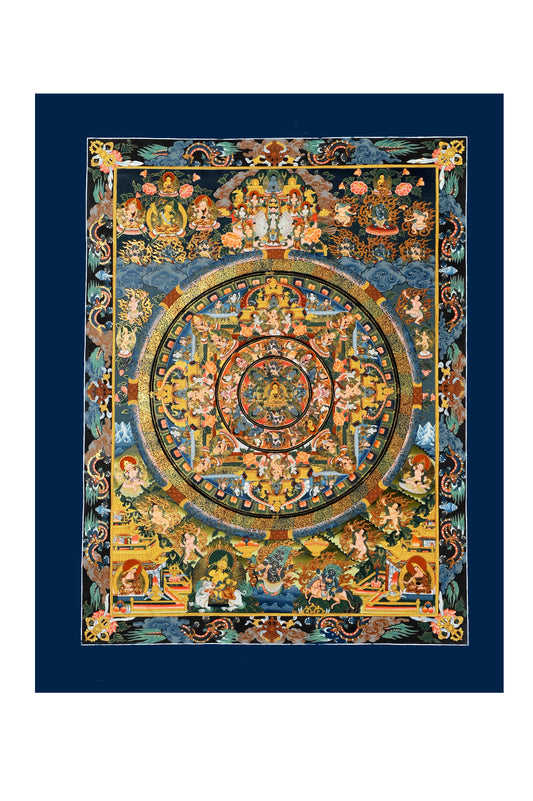 Enchanted Buddha Mandala Thangka