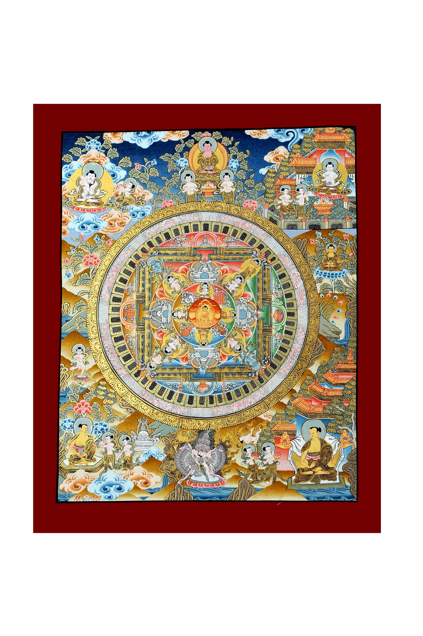 Transcendent Buddha Mandala Thangka