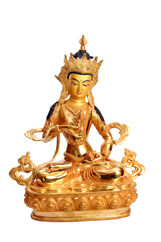 Sacred Vajrasattva Metal Craft Statue