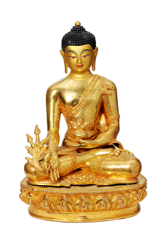 Medicine Buddha Metal Craft Statue